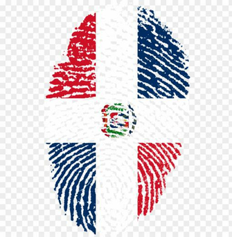 Travel Dominican Republic Flag Fingerprint Countr