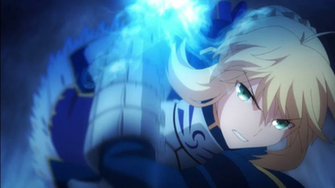 Fate Stay Night Ubw Saber Vs Lancer Animated By Whiteshadow On