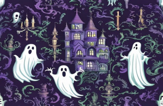 Disney Haunted Mansion Wallpaper Stencil