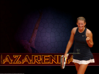 Victoria Azarenka In Purple Grid Wallpaper