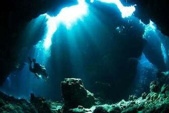 Cave Diving Underwater Wallpaper