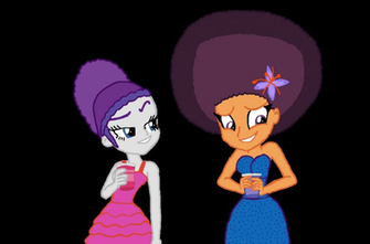 Rarity Image Eqg X Saffron Masala With An Afro HD