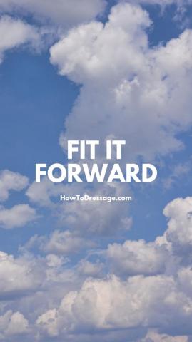 Fit It Forward Phone Wallpaper Motivational