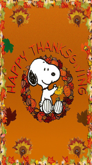 Snoopy Thanksgiving Wallpaper