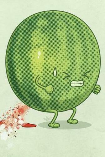 Watermelon So Wrong Gross But Funny iPhone