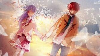 Anime Angel Beats Tachibana Kanade Otonashi Yuzuru Wallpaper