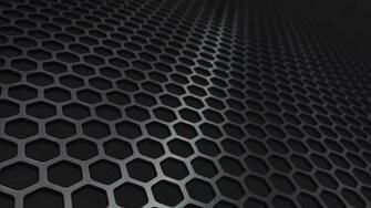 Metallic Honeycomb Pattern Widescreen Wallpaper