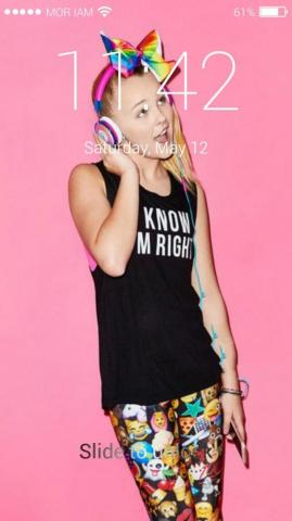 Keyboard For Jojo Siwa Bow Lockscreen Wallpaper Pour Android