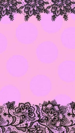 Pink Lace Wallpaper