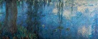 With Weeping Willow Claude Monet As Art Print Or Hand Painted Oil