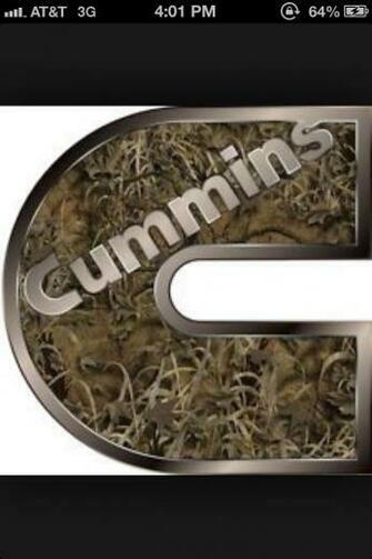 Camo Dodge Logo Cummins