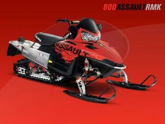 Polaris Rmk Assault Snowmobile Winter Sled Snow F Wallpaper Background