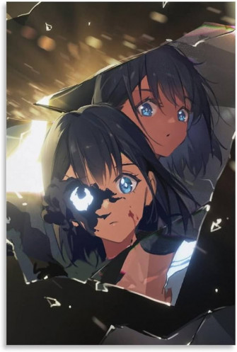 Summertime Render Anime Kofune Mio Glass Print On S Painting