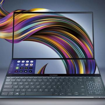 The Asus Zenbook Pro Duo Features A Secondary 4k Touch Display