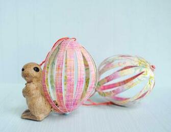 Craft Paper Easter Eggs