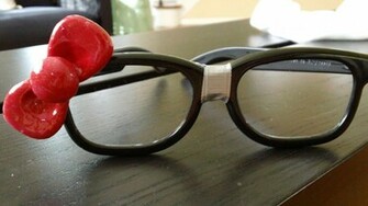 Hello Kitty Nerd Wallpaper For Glasses By