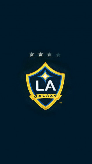 La Galaxy Logo Art Illust iPhone Wallpaper