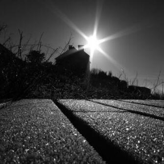 Black And White Sunset iPad Wallpaper iPhone
