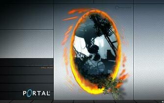 Of Course We Also Need A Portal Wallpaper With The Companion Cube