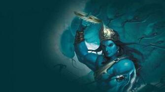Wallpaper Background Vishnu God
