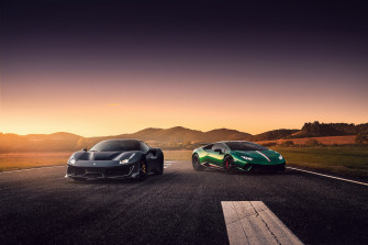 Ferrrari And Lamborghini Huracan 4k HD Cars Wallpaper