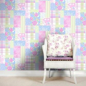 Wallpaper Green Blue Pink M0720 Coloroll From I Love