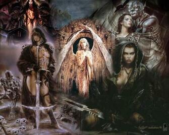 Warrior Women Wallpaper Metal Luis Royo Heavy
