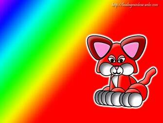 Super Cute Red Kitty Desktop Pc And Mac Wallpaper