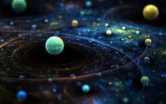 Planets Orbit Wide HD Wallpaper Res Desktopas
