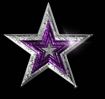 Purple And Silver Stars Wallpaper Star Png By