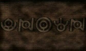 Unown Desktop Wallpaper By Trainermatt