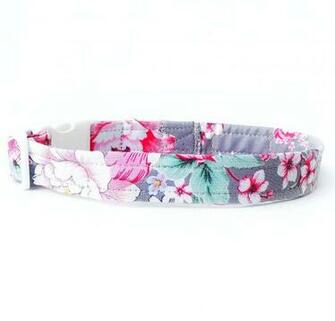 Amazon Fabric Dog Collar Girl Floral Adjustable