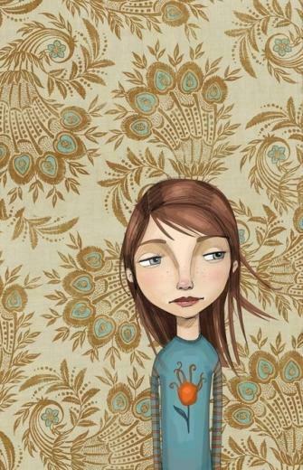 Girl Next To Wall Printed Paper My Kind Of Art