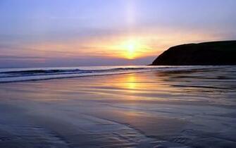 Wallpaper Sunsets On The Beach HD Background Desktop