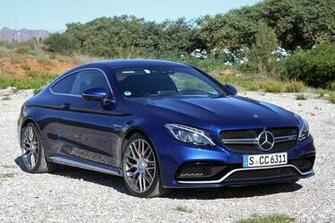 Mercedes Amg C63 S Coupe Blue Wallpaper