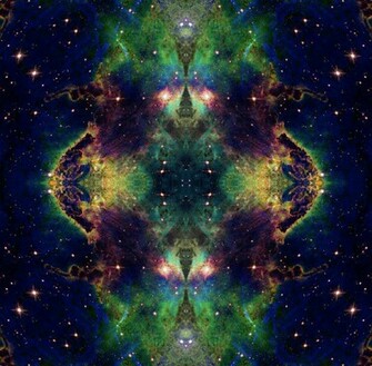 Trippy Space Background HD Wallpaper