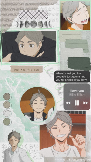 Sugawara Koushi Wallpaper Cute Anime Haikyuu