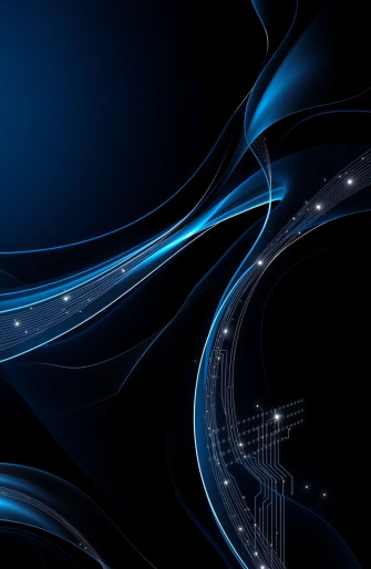Black And Blue Tech Wallpaper