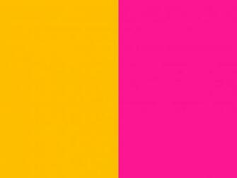 Fluorescent Orange And Pink Two Color Background
