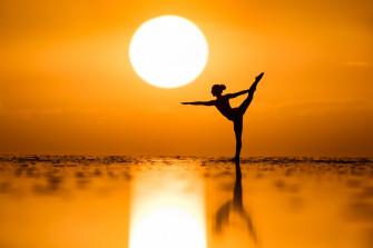 Yoga Sunrise Wallpaper