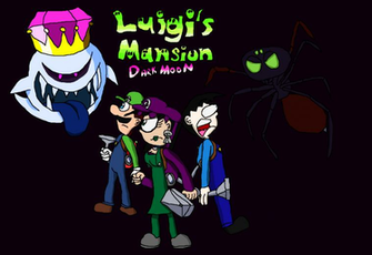 Luigi S Mansion Dark Moon By Karurosustar Fan Art Wallpaper Games