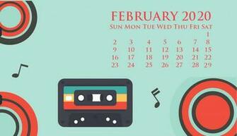 February Desktop Wallpaper Calendar