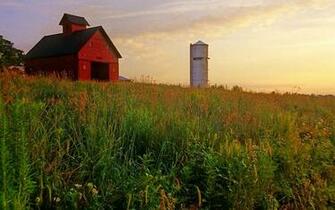 Other Wallpaper Peck Farm Granary And Silo Kane