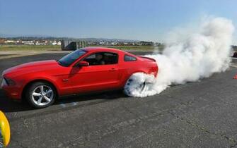 Mustang Burnout Wallpaper