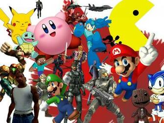 Game Characters Collage Video Character Wallpaperheart