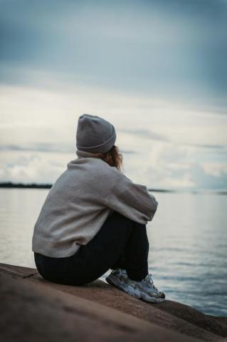 Sitting Alone Pictures HD Image