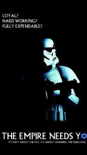 The Empire Needs You iPhone Wallpaper
