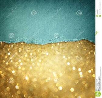 Teal And Gold Background