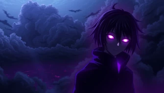 Dark Anime Icons Wallpaper