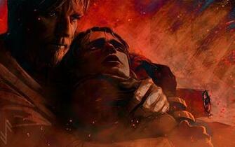 Star Wars Obi Wan And Anakin Mustafar HD Wallpaper